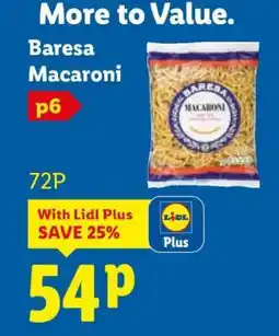 Lidl Baresa Macaroni offer