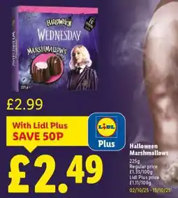 Lidl Halloween Marshmallows offer