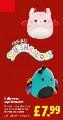 Lidl Halloween Squishmallow offer