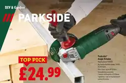 Lidl Parkside Angle Grinder offer