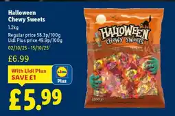 Lidl Halloween Chewy Sweets offer