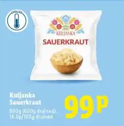 Lidl KULJANKA Sauerkraut offer