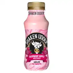 Iceland Shaken Udder Raspberry Ripple Milkshake 250ml offer