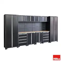 Costco Hilka Pro+ 24 Gauge Steel 11 Piece Modular Cabinet Set offer