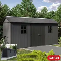 Costco Keter Newton Plus 15ft 6 x 7ft 5 (4.7 x 2.3m) Storage Shed in 2 Configurations offer