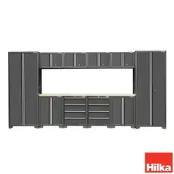 Costco Hilka 24 Gauge Steel 11 Piece Cabinet Set offer