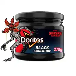 Iceland Stranger Things Doritos Black Garlic Dip Sauce 270g offer