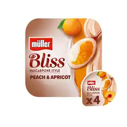 Iceland Müller Bliss Mascarpone Peach & Apricot Yogurt offer