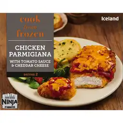 Iceland Iceland Chicken Parmigiana with Tomato Sauce & Cheddar Cheese 370g offer