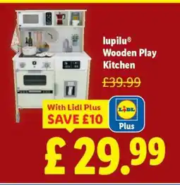 Lidl lupilu Wooden Play Kitchen offer