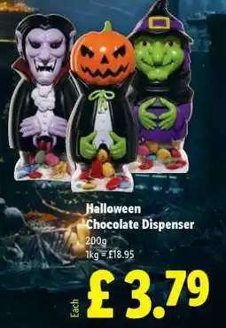 Lidl Halloween Chocolate Dispenser offer