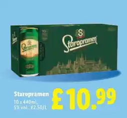 Lidl Staropramen offer