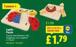 Lidl Lupilu Puzzle offer