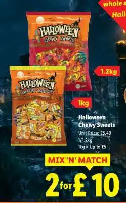 Lidl Halloween Chewy Sweets offer