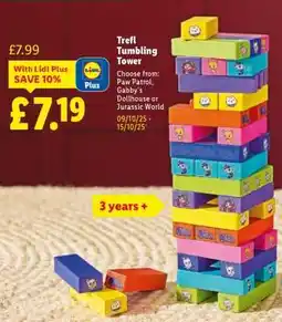 Lidl Trefl Tumbling Tower offer