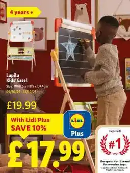 Lidl Lupilu Kids' Easel offer