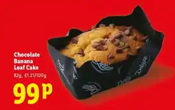Lidl Chocolate Banana Loaf Cake offer
