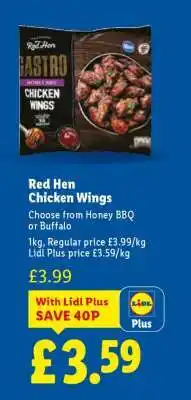 Lidl RED HEN Chicken Wings offer