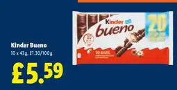 Lidl Kinder Bueno offer