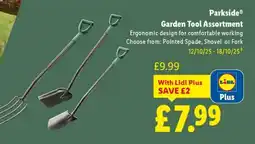 Lidl Parkside Garden Tool Assortment offer