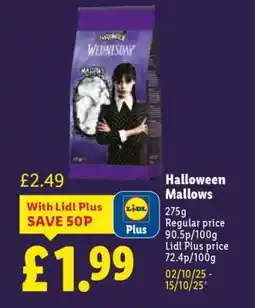 Lidl Halloween Mallows offer