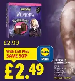 Lidl Halloween Marshmallows offer