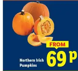 Lidl Northern Irish Pumpkins offer
