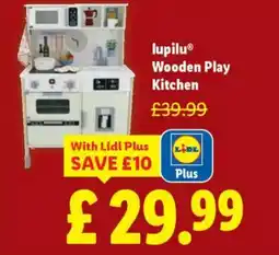 Lidl Lupilu® Wooden Play Kitchen offer
