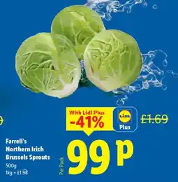 Lidl Farrell's Northern Irish Brussels Sprouts offer