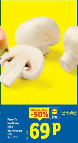 Lidl Farrell's Northern Irish Mushrooms offer