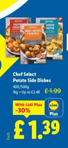 Lidl Chef Select Potato Side Dishes offer
