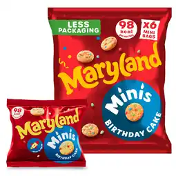 Iceland Maryland 6 Minis Birthday Cake 118.8g offer