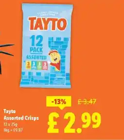 Lidl TAYTO Assorted Crisps offer