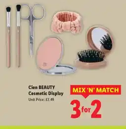 Lidl Cien Beauty Cosmetic Display offer