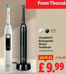 Lidl Cien Beauty Rechargeable Electric Toothbrush offer