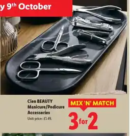 Lidl Cien Beauty Manicure/Pedicure Accessories offer