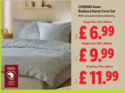Lidl LIVARNO HOME Renforcé Duvet Cover Set offer