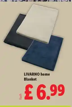 Lidl LIVARNO HOME Blanket offer