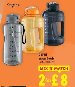 Lidl CRIVIT Water Bottle offer