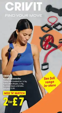 Lidl CRIVIT Fitness Accessories offer