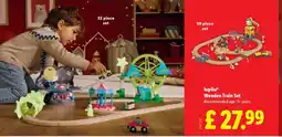 Lidl Lupilu® Wooden Train Set offer