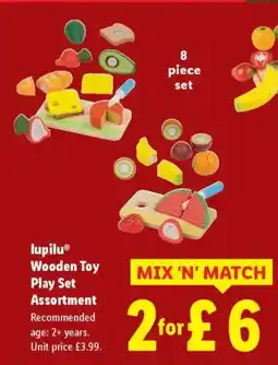 Lidl LupiluⓇ Wooden Toy Play Set offer