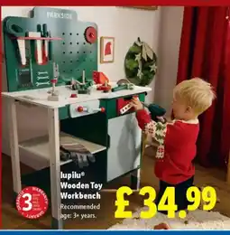 Lidl LupiluⓇ Wooden Toy Workbench offer