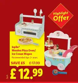 Lidl Lupilu® Wooden Pizza Oven/ Ice Cream Wagon offer