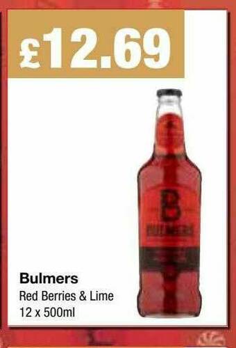 Bestway Bulmers Red Berries & Lime offer
