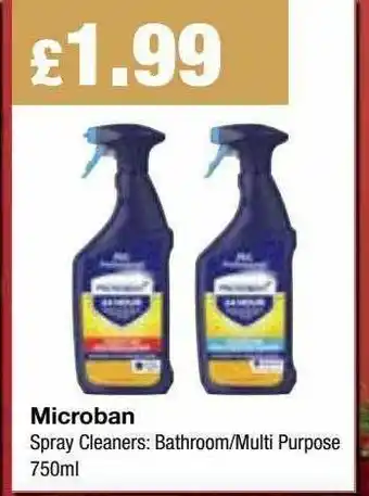 Bestway Microban Spray Cleaners: Bathroom Multi Purpose offer