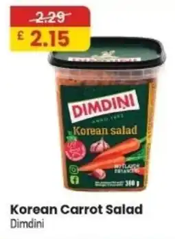 MyMINIMIX Korean Carrot Salad Dimdini offer