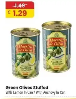 MyMINIMIX Green Olives Stuffed With Lemon In Can / With Anchovy In Can offer