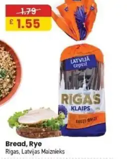 MyMINIMIX Bread, Rye Rigas, Latvijas Maiznieks offer