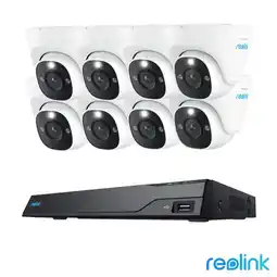 Costco Reolink 12MP (4K+) UHD NVR PoE AI 16 x channel / 8 x Dome Camera Kit with 4TB HDD offer